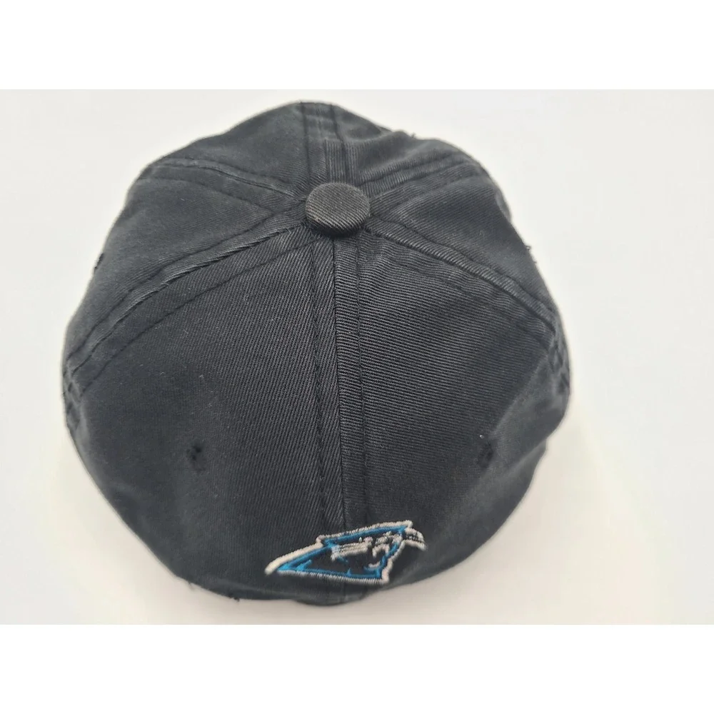 Youth Carolina Panthers Reebok Strapback Adjustable Hat Cap NFL‎ Football Black